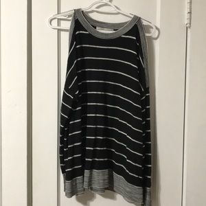 Loft cold shoulder top